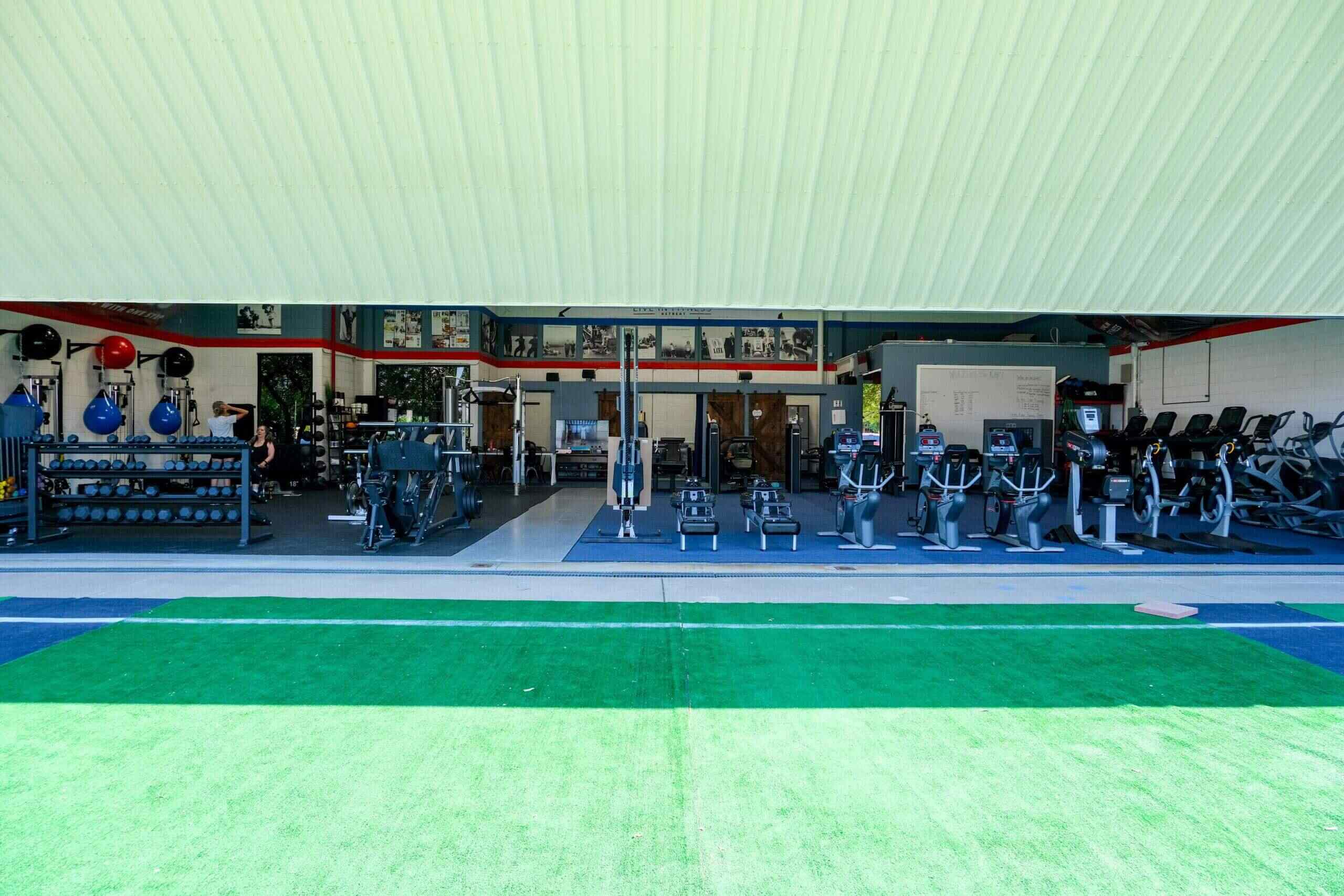The Live In Fitness training floor in Scottsdale