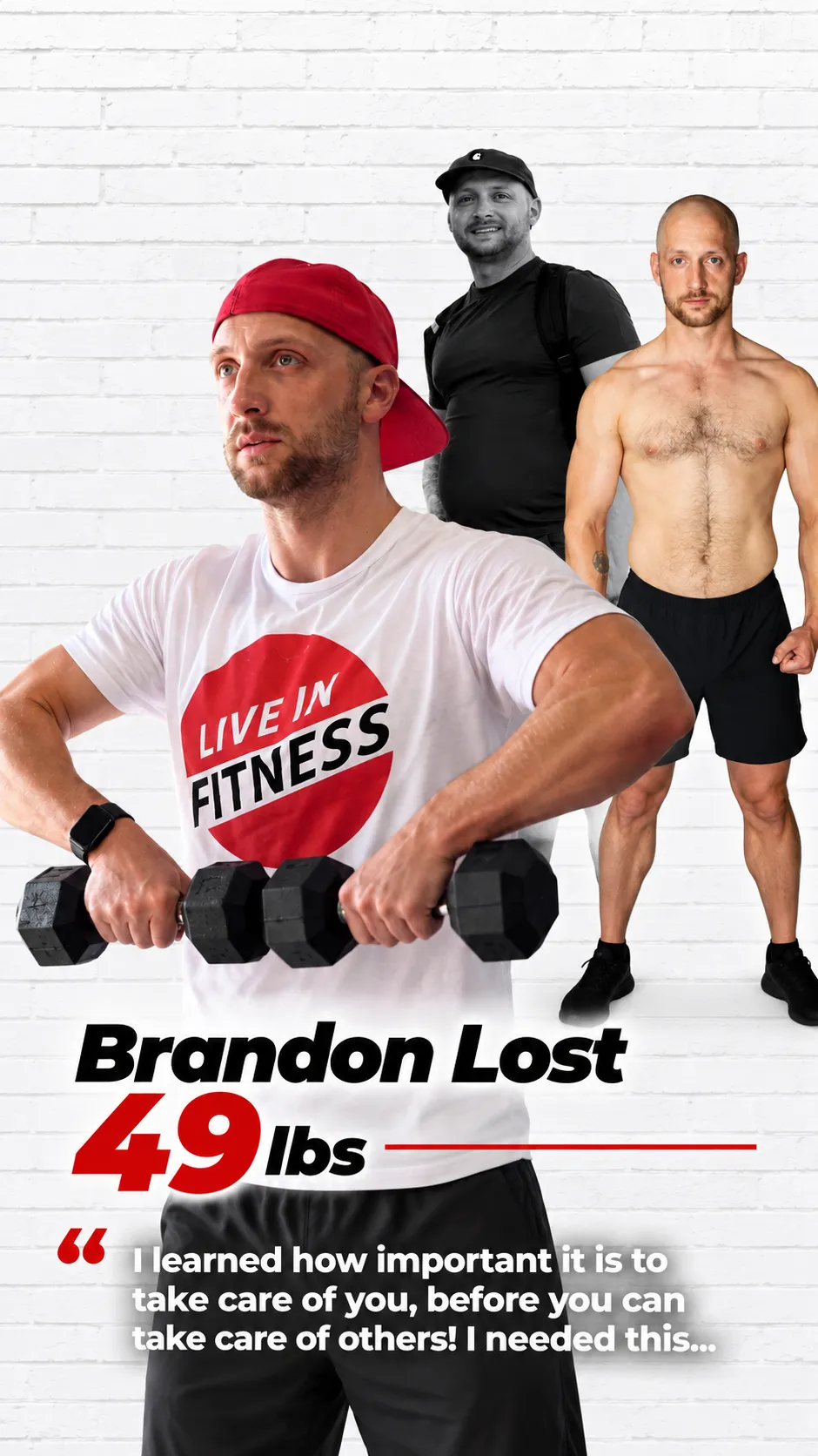 Live In Fitness client transformation